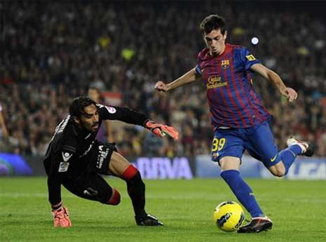 קואנקה כובש מול אוואט בימי ברצלונה (Getty)