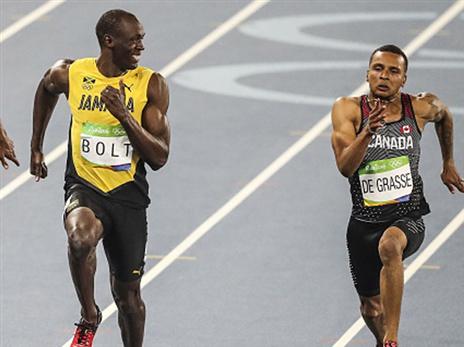 בולט ודה גראס בריו. הוסר איום משמעותי על הג'מייקני (Getty)