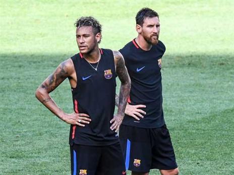 תקף את הנהלת בארסה. ניימאר (Getty)