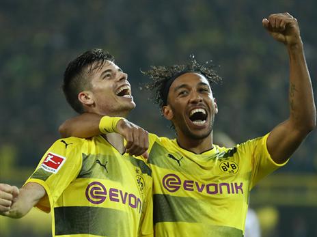 וייגל ואובאמיאנג חוגגים (Getty)