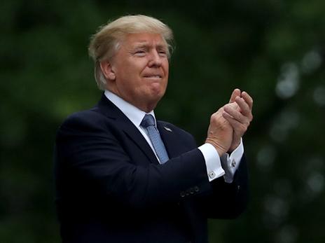 טראמפ. שוב סופג מג'יימס (Getty)