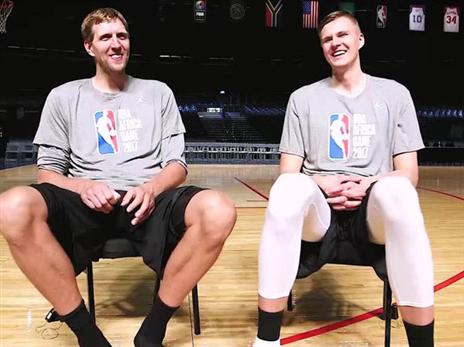 עולה על המורה? פורזינגיס ונוביצקי (getty)