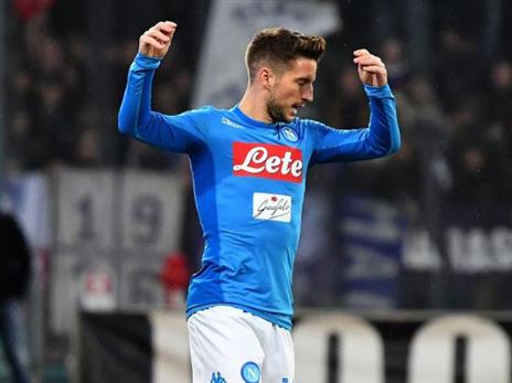 רק בעיטה אחת למסגרת במחצית הראשונה. נאפולי (getty)