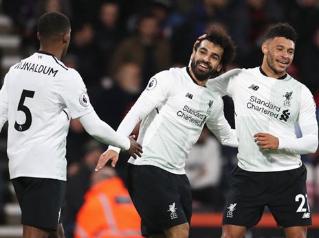 הצגה של ליברפול. סלאח והחברים (getty)