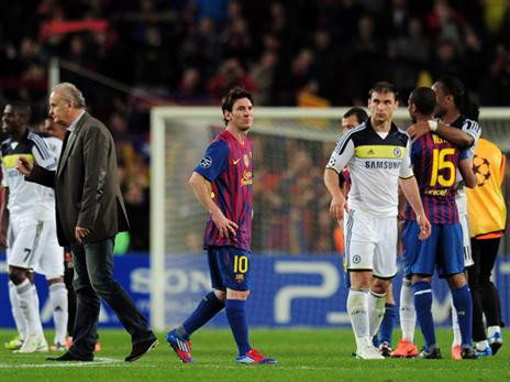 לא כובש מול צ'לסי. מסי (getty)