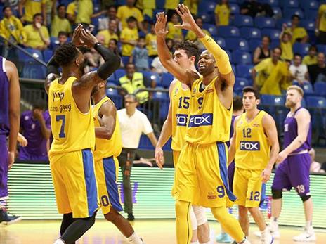 מכבי ת"א כבר הייתה בדרך להפסד (צילום: אלן שיבר)