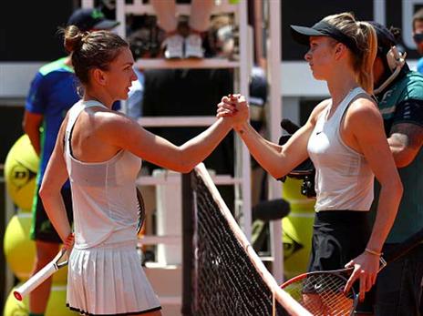 שתי הפיינליסטיות בסיום המשחק. (getty)