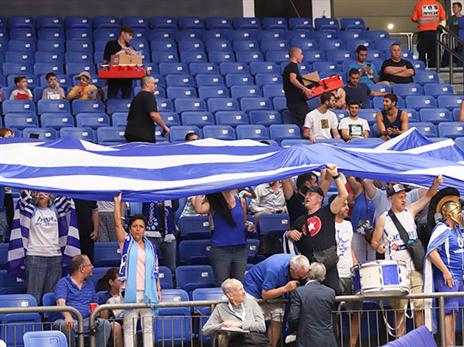 גם אוהדי יוון הגיעו להיכל (דני מרון)