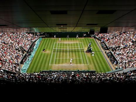 גמר מונדיאל? אווירה נפלאה בווימבלדון (getty)