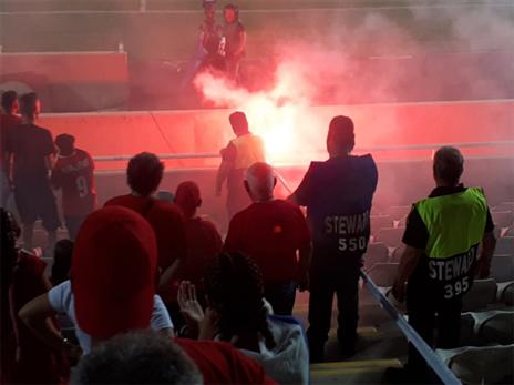 פתיחה סוערת ביציעי ה-GSP