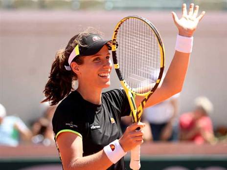 יש לה סיבה טובה לחייך. קונטה (Getty)