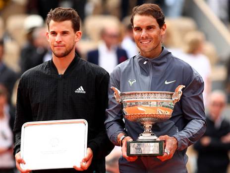 תים ונדאל. שחזור של גמר השנה שעברה (Getty Images)