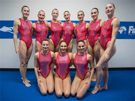 נבחרת השחייה האומנותית (סימונה קסטרווילארי, באדיבות איגוד השחייה בישראל)