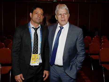 ייפגשו וינתחו את התחרות. סמדג'ה ופונטי (צילום: אלן שיבר)