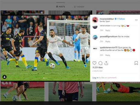 הפוסט של דאבור (עמוד האינסטגרם הרשמי)