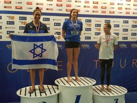 הישג גם למורז (באדיבות איגוד השחייה)