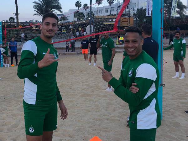 שרי ושועה נהנים באילת (אתר מכבי חיפה)