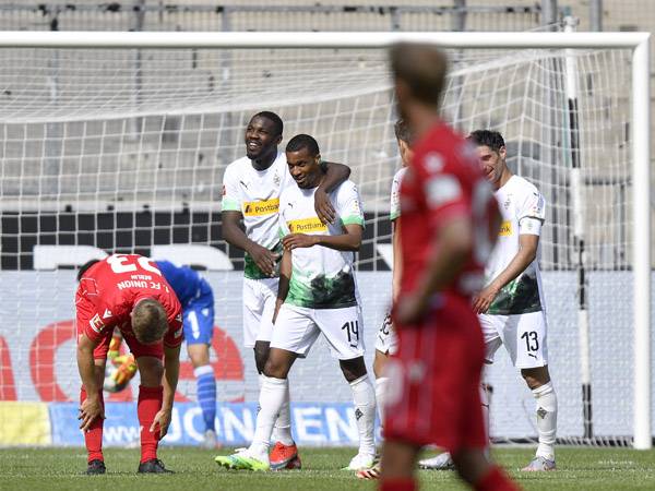 ניצחון ראשון לגלדבאך מאז חידוש הליגה (Getty)