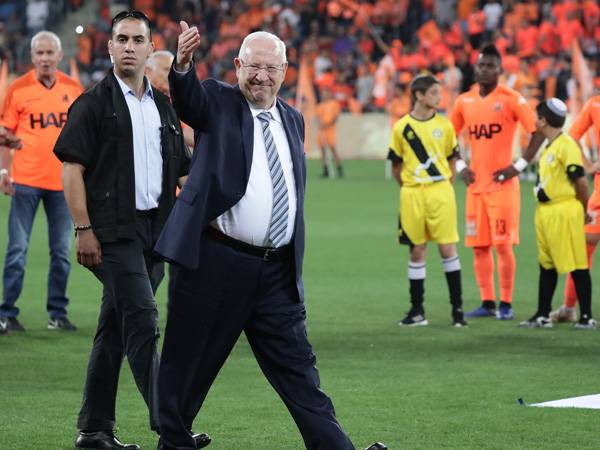 הנשיא ריבלין בגמר השביע אשתקד (דני מרון)