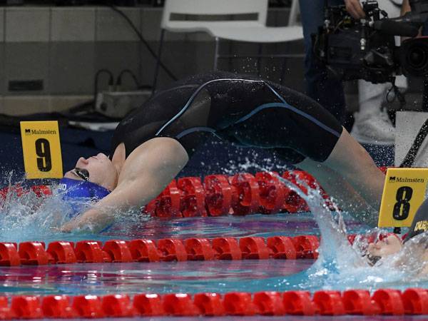 שיא חדש. ברזלי (באדיבות איגוד השחייה)