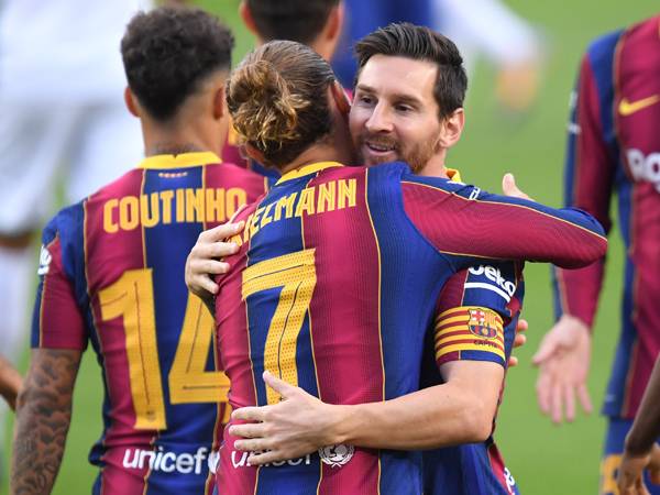 גריזמן ומסי. עד המוות? (Getty)