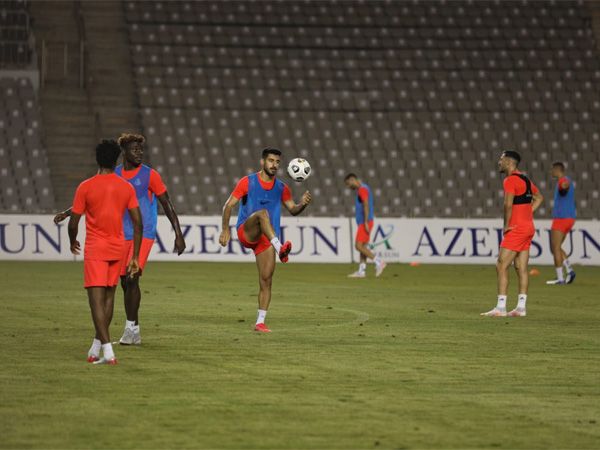 שחקני אשדוד באימון המסכם (דוברות מועדון ספורט אשדוד)