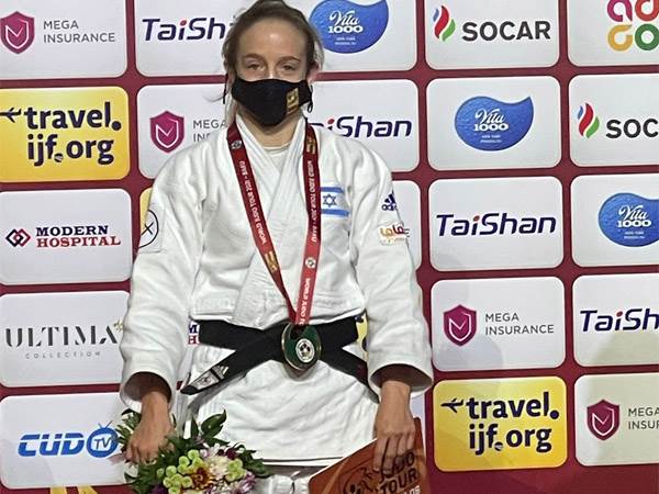 ראשוני. יש מדליה (באדיבות איגוד בג'ודו)