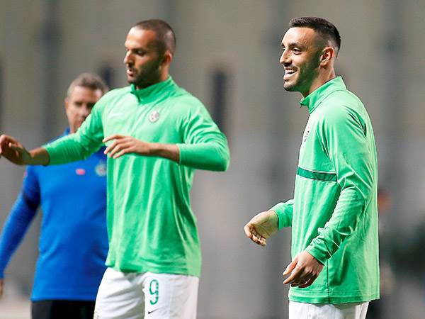 צפויים לקבל דקות. לביא ושהר (צילום: אלן שיבר)