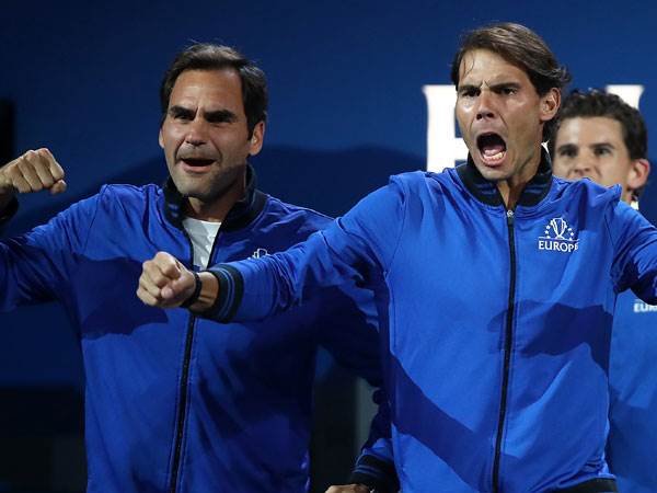 צמד טיטאנים. רוג'ר פדרר ורפאל נדאל (Getty)