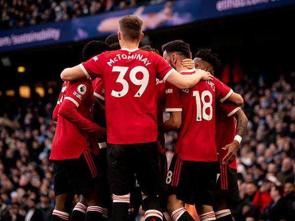 שחקני מנצ'סטר יונייטד. עוד מאמן לאוסף (Getty)