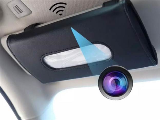 מצלמה סמויה בסוככי הרכב