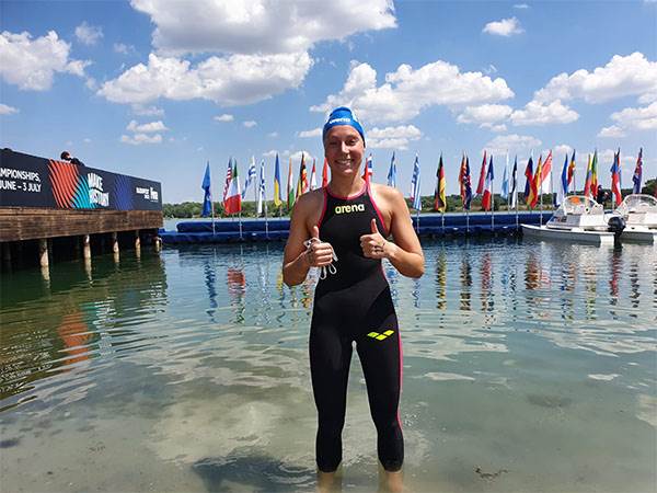 מקום 17 לישראלית. פביאן (באדיבות איגוד השחייה)