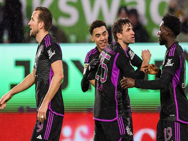 חגג בגדול. מולר וחבריו לבאיירן מינכן (getty)