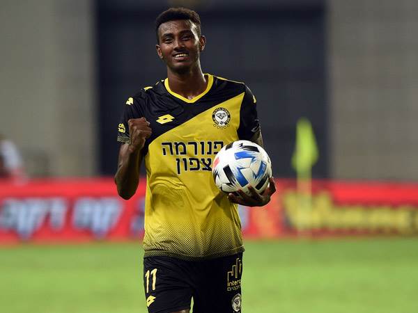 רגע השיא שלו. הרביעייה של מלדה נגד סכנין (צילום: אלן שיבר)