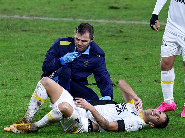 הפציעה אינה חמורה כמו שחשבו. סאבוריט (צילום: דני מרון)