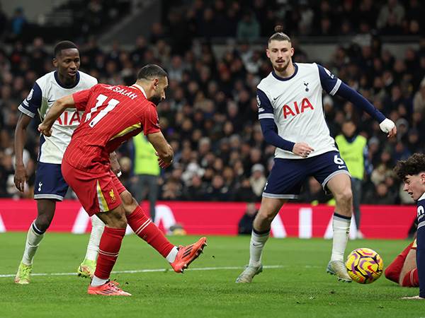 במחצית השנייה סלאח נכנס לעניינים (GETTY)