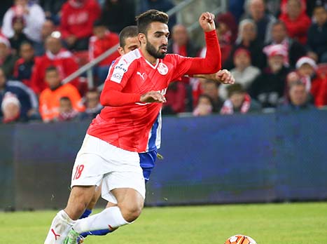 הפגיעה שלו הדאיגה את ב"ש. אוחנה (צילום: דני מרון)