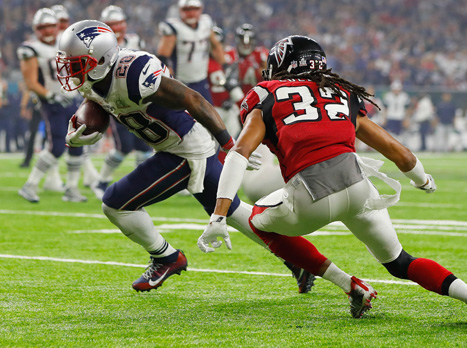 ווייט נכנס לאנדזון ועודד קצת את הפטריוטס (Getty)