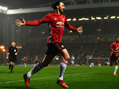 איברהימוביץ' הציל את מוריניו (Getty)