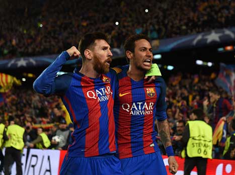 ניימאר כבר האריך חוזה, מסי עדיין לא (Getty)