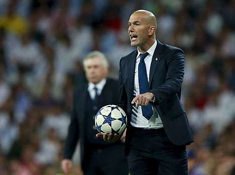 "שמח בשביל רונאלדו". זידאן (Getty)