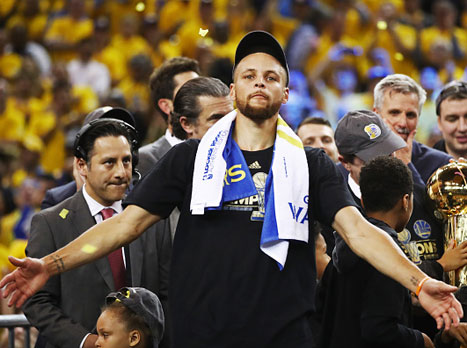 שני תארי MVP, שתי אליפויות. סטף קרי (getty)