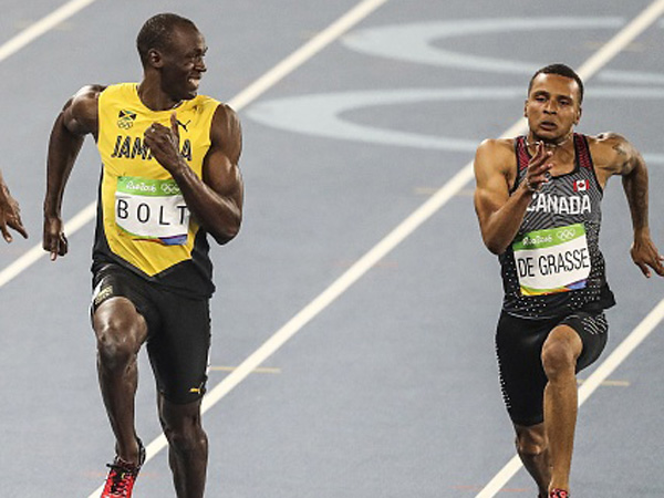 בולט ודה גראס בריו. הוסר איום משמעותי על הג'מייקני (Getty)