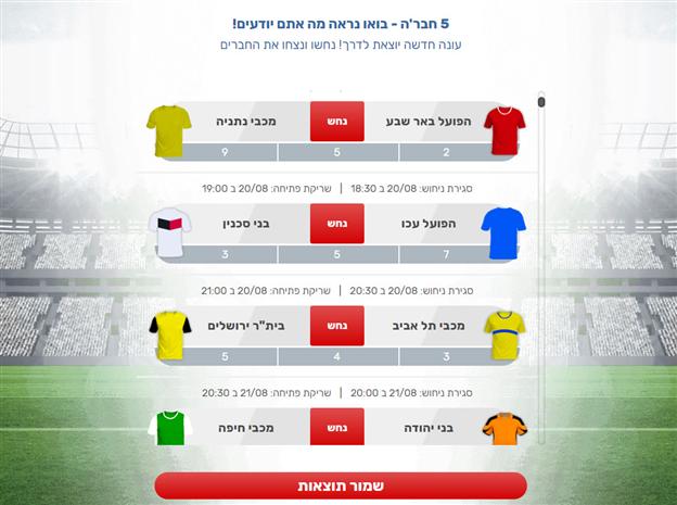 5 חבר'ה, זה הזמן לנחש!