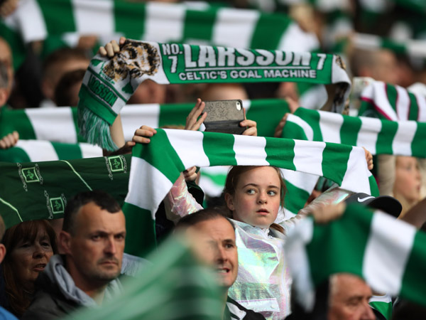 אוהדי סלטיק. הפעם הסתפקו בנקודה אחת (getty)