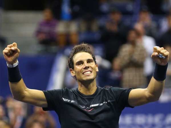 הפעם הוא ניצח את דל פוטרו. נדאל אחרי העלייה לגמר (Getty)