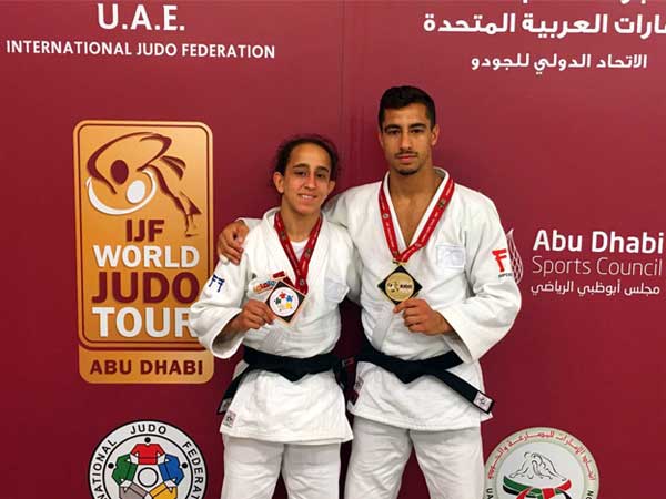 פליקר וכהן. יום נפלא לג'ודו הישראלי (באדיבות איגוד הג'ודו)