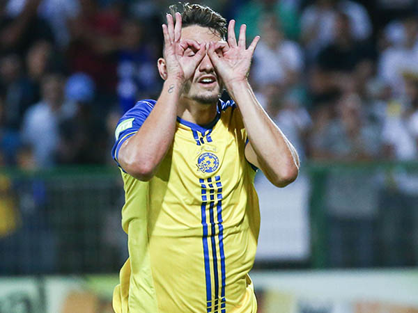 אצילי. הנציג היחידי של מכבי ת"א (צילום: דני מרון)