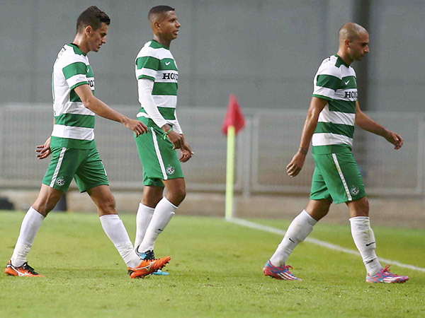 השחקנים ביקרו את גיא לוזון גם הפעם (אלן שיבר)