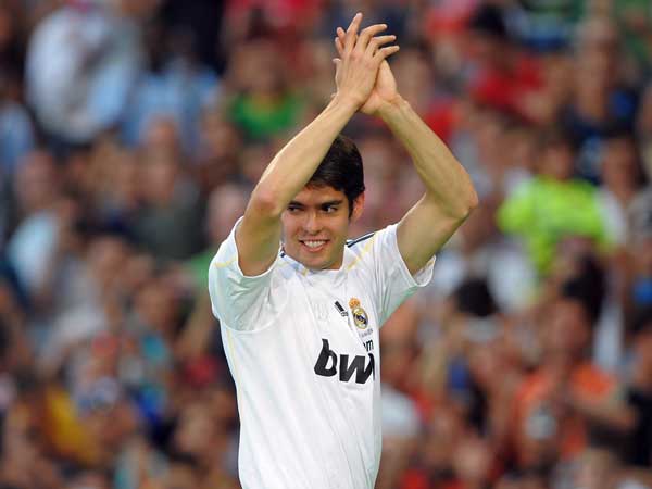 היה בעברו השחקן היקר בהיסטוריה, כמו בייל. קאקה מוצג בריאל (Getty)